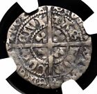 New ListingENGLAND. Edward IV 1461-1483, Hammered Silver Halfgroat, S-2103, NGC Fine Detail