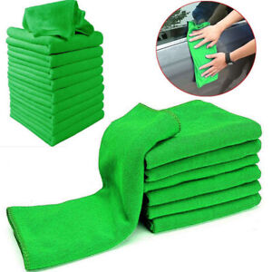 Microfiber Washcloth Car Care Cleaning Towels Soft Cloths Tool Accessories Green (For: 2021 BMW X5)