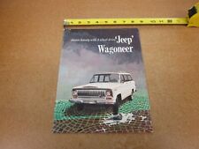 1965 Jeep Wagoneer sales brochure 12 pg ORIGINAL literature