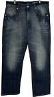 New ListingRock & Republic Mens Straight Leg Relaxed Fit Blue Jeans 34x30