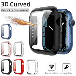 For Apple Watch Ultra 2 Series 9/8/7/6/5/4/SE 49/45mm/44mm Case Screen Protector