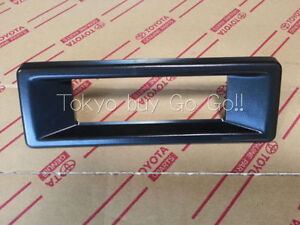 Toyota Corolla CP Coupe AE86 85 Clock Hole Black Bezel NEW Genuine OEM Parts