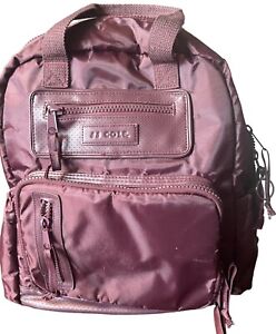JJ Cole Papago Pack Diaper Bag Plum Maroon  Large Capacity Backpack