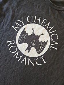 MY CHEMICAL ROMANCE T-Shirt Bat Moon MCR Punk Rock Band Large