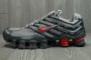 New Rare Vintage Nike Shox TL IV Silver Red Running Shoes 2006 Mens 11.5 OSS