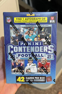 New Listing2021-22 Panini Contenders NFL Football Sealed Blaster Box | 1 AUTO/ROOKIE JERSEY