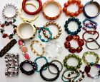 30 Vintage Bracelets Jewelry / Bulk Box Lot / Costume Fashion Bangle Wholesale