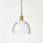 Reeded Glass Pendant Brass - Threshold designed with Studio McGee