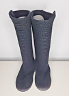 UGG Australia 5819 Womens Tall Black Cardi Knitted Sweater Winter Boots Size 9