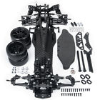 Black Alloy&Carbon Chassis Sakura D5S Frame Kit Remodel 1/10 RWD Drift Car