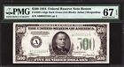 $500 1934 FRN Boston Federal FR 2201-A PMG 67 EPQ - ONE OF THE FINEST KNOWN