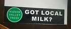 Vintage 1980s Hudson Valley Dairy  Milk Bumper Sticker