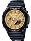 Casio G-Shock Carbon Core Guard Glossy Black / Gold Watch GA-2100GB-1A