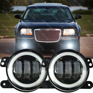Pair Bumper LED Fog Lights Fit For 2005 2006 2007 2008 2009 2010 Chrysler 300 (For: 2006 Jeep Wrangler)