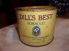 Rare Vintage Dill's Best Tobacco Tin Can Richmond Virginia U.S.A. Cigar LOTHYM