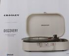 Crosley Discovery Vintage Vinyl Record Player Turntable, Dune - New 3 Speed