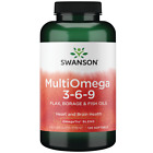 Swanson MultiOmega 3-6-9 - Non-GMO Flax Oil, Borage Oil, and Fish Oil Capsules
