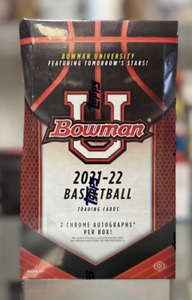 2021-22 Bowman University Basketball Hobby Box (2 Autos) - Factory Sealed