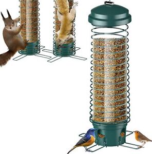 Bird Feeder for Outside Squirrel Proof Bird Feeders for Outdoors Hanging Metal