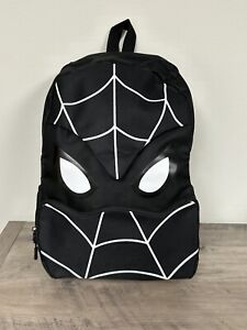 16in Spider-Man Backpack Boy / Girl School Marvel Comic Spiderman Black Backpack