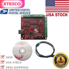 【US】CNC USB MACH3 100Khz Breakout Board 4Axis Interface Driver Motion Controller