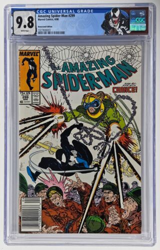 New ListingAmazing Spider-Man #299 (1988) - Mcfarlane - First Venom App - CGC 9.8 Newsstand