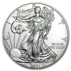2021 American 1 oz Silver Eagle $1 Coin 999 Fine Silver BU - Type 1 - IN STOCK