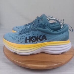 Hoka One One Bondi 8 Mens Size 8.5 Gray Running Shoe Sneakers