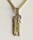 14K Real Gold Saint Jude Necklace 20