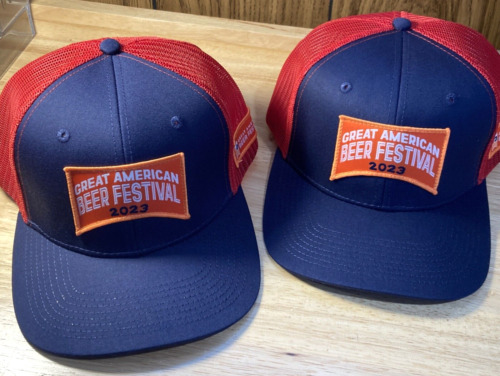 2023 GABF Great American Beer Festival Hat Snapback Brewers 41st Annual Lot of 2
