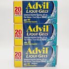 3-Pack Advil Liqui-Gels Ibuprofen Liquid Filled Capsules, 200mg 180 Each - 7/24