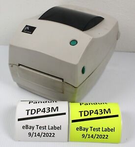 Zebra TLP2844 Thermal Barcode Printer USB Tested NOT WORKING *READ*