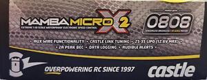 Castle Creations Mamba Micro X2 16.8V Waterproof ESC & Motor 0808-4100KV