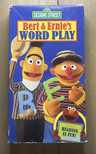 VHS Sesame Street - Bert and Ernies Word Play (VHS, 2002)