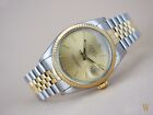 Rolex Gents Datejust 18ct Gold and Stainless Steel Vintage Men's Wrist Watch