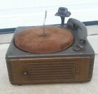 VTG Webster Chicago Turntable Phonograph Record vinyl Player w metal cabinet OLD