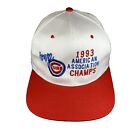VTG 1993 Iowa Cubs American Association Champs Hat, Snapback MiLB Cap, KC Caps
