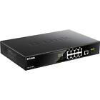 D-Link 10-Port Gigabit Rackmount PoE Switch - 8 Ports - 2 Layer Supported -