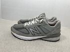 New Balance 990v5 Men's 9 EE Gray Suede Low Top Athletic Shoes M990GL5