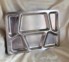 VINTAGE USN STAINLESS STEEL FOOD SERVING MESS HALL TRAY - CARROLLTON MFG CO