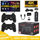 X2 Game Stick Retro Game Console 4K HD 2.4G Wireless Controller 128G 41000 Games