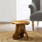 Cedar Root Natural Stool Mushroom Reclaimed Hard Side Table Stand Foot Wood End