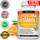 Vitamin C Liposomal 2100MG Capsules - High Absorption Vitamin C Pills Supplement