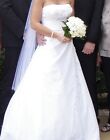 Ladies White Wedding Dress Size 8