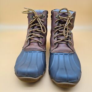 Sperry Top Sider  men’s Duck Boots Size 12 M Brown Leather Upper