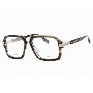 Marc Jacobs Men's Eyeglasses Clear Lens Grey Horn Square Frame MARC 715 02W8 00