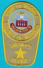 MADISON COUNTY VIRGINIA SHERIFF PATCH