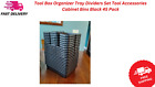 Tool Box Organizer Tray Dividers Set Tool Accessories Cabinet Bins Black 45 Pack