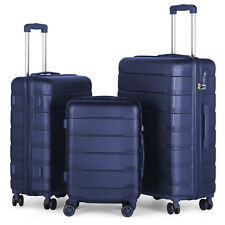 Luggage 3pcs Set Trolley Suitcase Spinner Hardshell Lightweight TSA Lock20/24/28