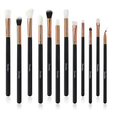 12Pcs Eyeshadow Eyebrows Foundation Blending Brush Set Makeup Cosmetic Brushes